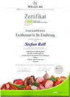 Zertifikat Fachberater für Ernährung