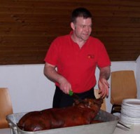 Service aufschneiden